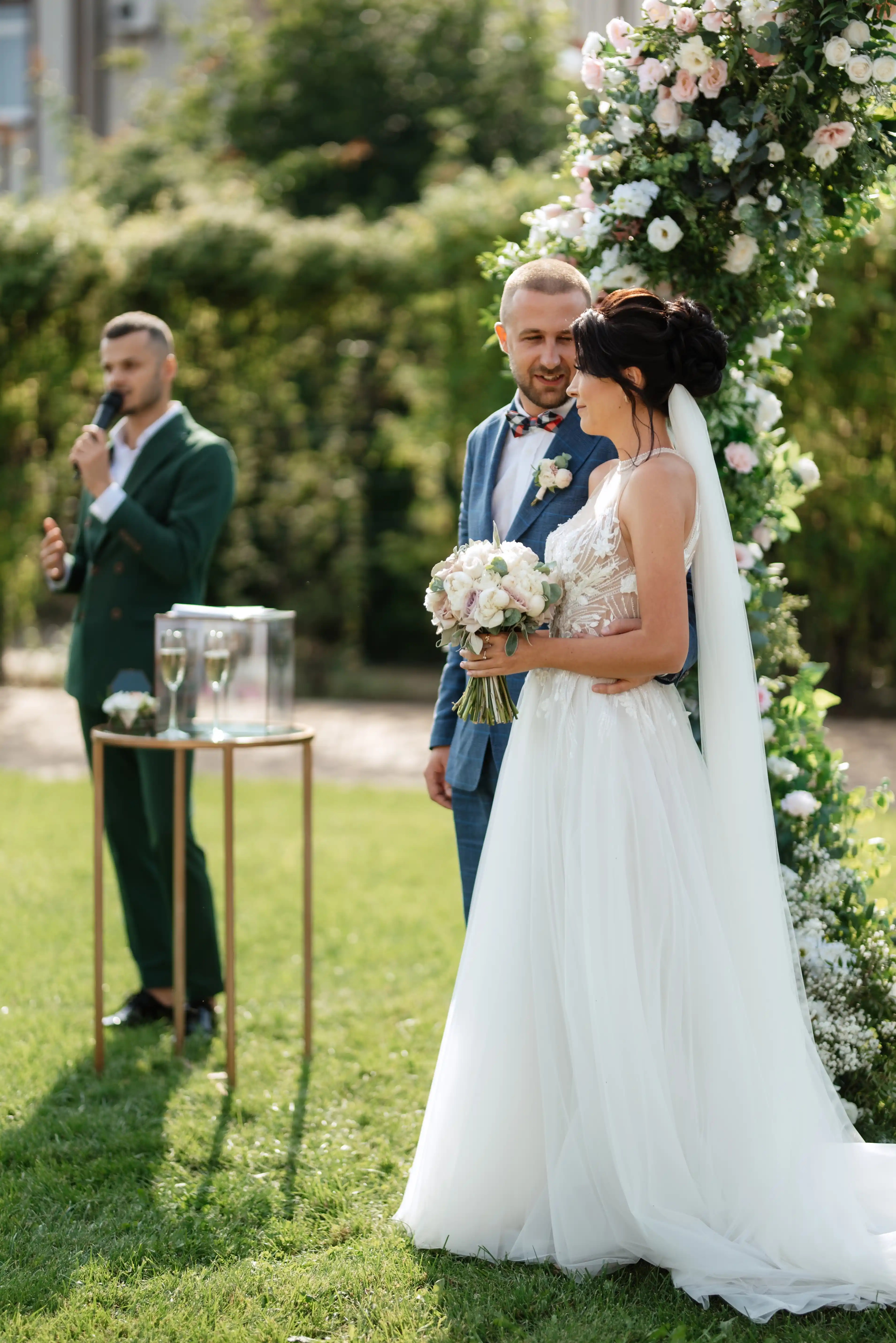 Cérémonie de mariage en clairière